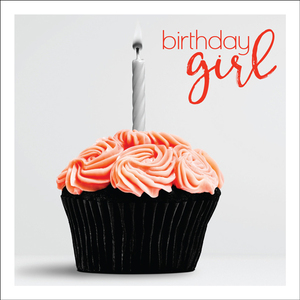 TS005 - Birthday girl mini greeting card