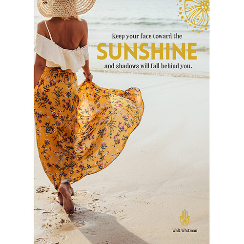 A109 - Sunshine - Spiritual Greeting Card