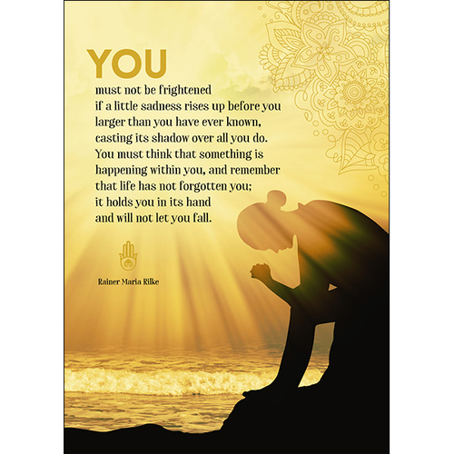 A111 - You Must Not Be Frightened - Spiritual Greeting Card