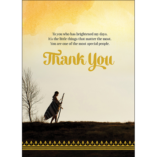 A127 - To You Who Has Brightened My Days Spiritual Thank You Card