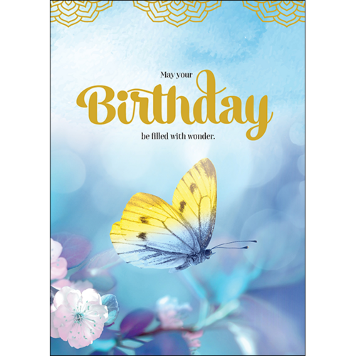 A131 - Filled With Wonder Spiritual Birthday Card