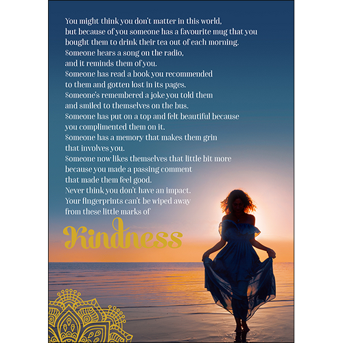 A136 - Kindness - Spiritual Greeting Card