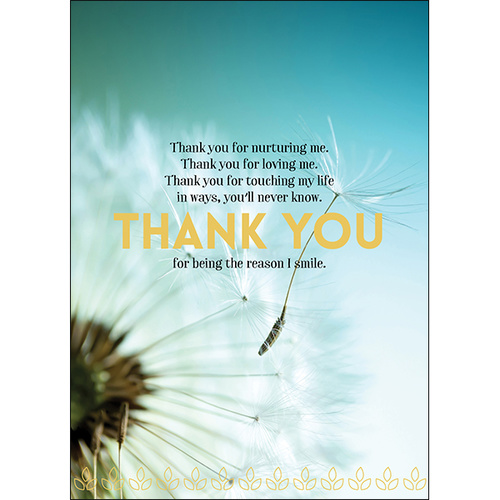 A89 - Thank you for nurturing me - Spiritual Greeting Card