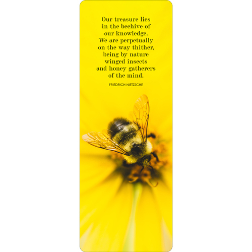 ABB010 - Our treasure lies - Bee Bookmark 