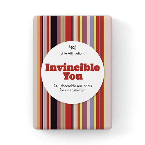 ALAST001 - Invincible You - 24 affirmations cards + stand