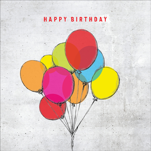 B005 - Happy birthday greeting card