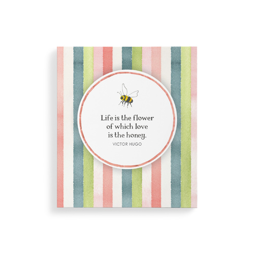 BPN01 - Bee Pocket Notepad - Stripes