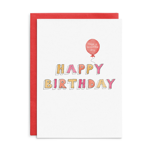 C013 - Have a beautiful day! - Cottonwood Birthday Card