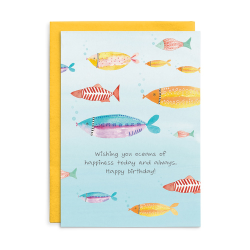 C016 - Wishing you oceans of happiness... - Cottonwood Birthday Card