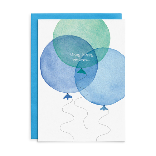 C027 - Many happy returns. - Cottonwood Birthday Card