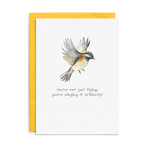 C045 - You're not just flying... - Cottonwood Inspirational Card