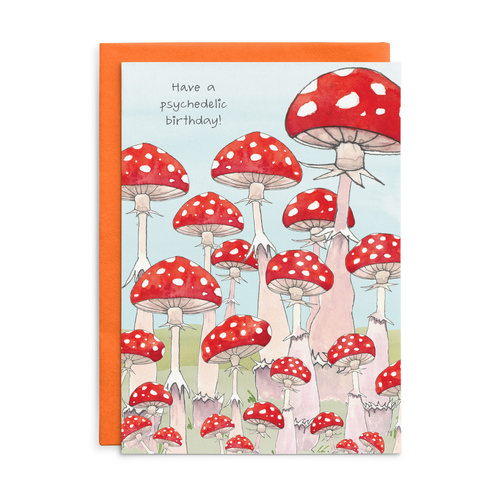 C051 - Have a psychedelic birthday. - Cottonwood Birthday Card