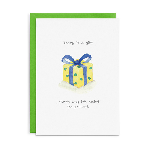 C061 - Today is a gift... - Cottonwood Inspirational Card