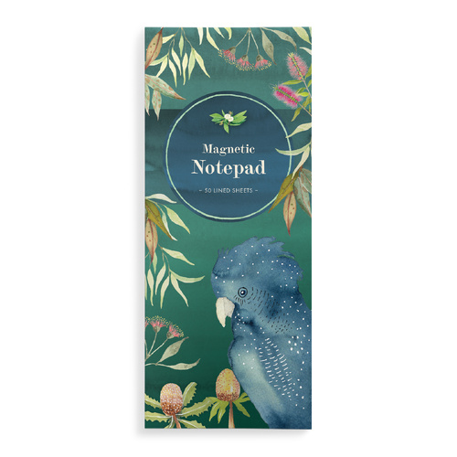 CLN03 - Cottonwood Magnetic List Notepad - Cockatoo