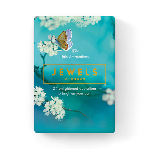 DJW - Jewels of Wisdom - 24 affirmation cards + stand