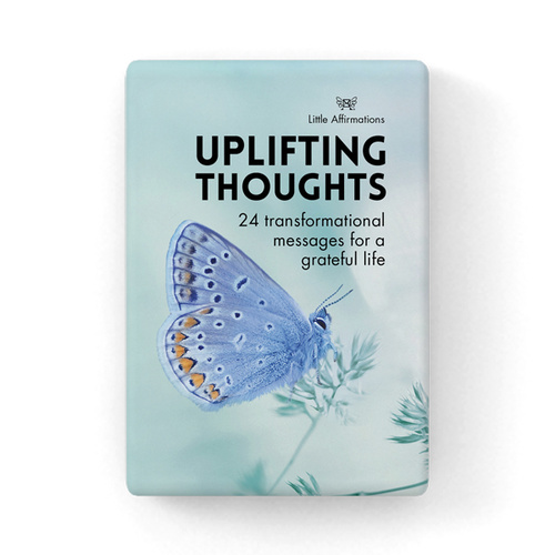 DUT - Uplifting Thoughts - 24 affirmation cards + stand