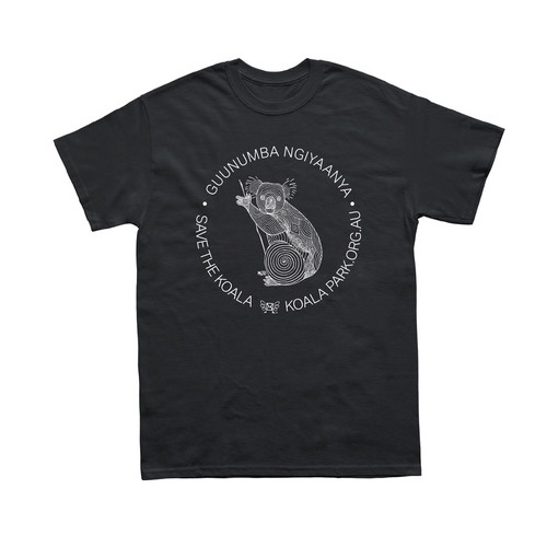 Great Koala National Park T Shirt [Colour: Black] [Size: Extra Small]