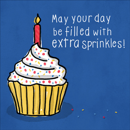 J008 - Extra sprinkles birthday card