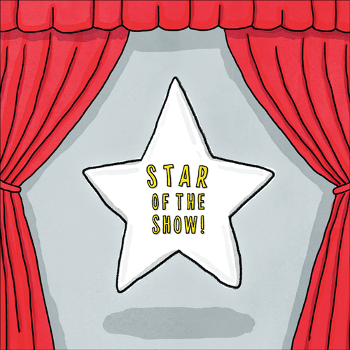 J012 - Star of the show birthday card