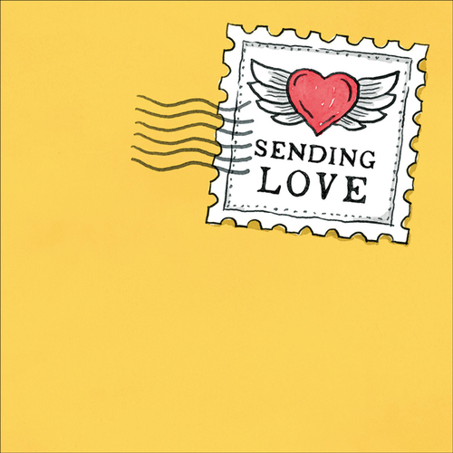 J017 - Sending love thinking of you card
