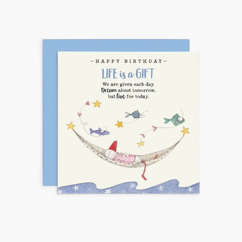 K159 - Life is a Gift - Twigseeds Birthday Card
