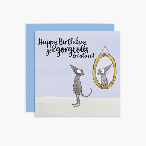 K178 - Gorgeous Creature - Twigseeds Birthday Card