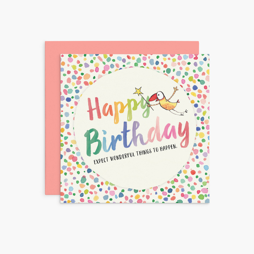 K188 - Happy Birthday - Twigseeds Greeting Card