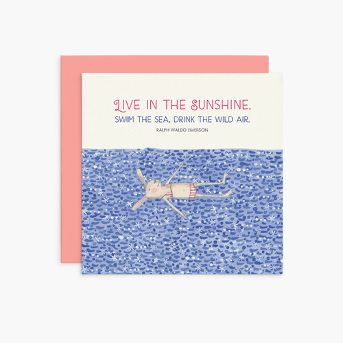 K241 - Live in the Sunshine - Twigseeds Inspirational Card