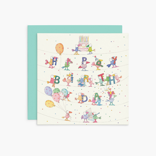 K254 - Happy Birthday - Twigseeds Greeting Card