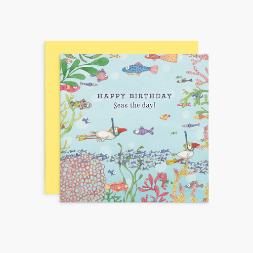 K269 - Seas the day - Twigseeds Birthday Card