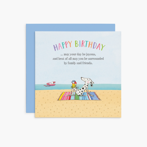 K296 - May your day be joyous - Twigseeds Birthday Card