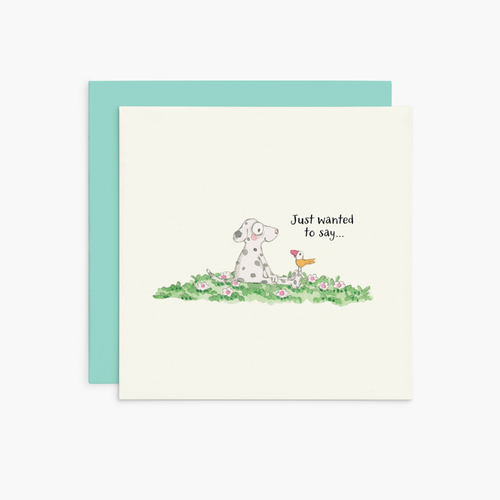 K314 - Just wanted to say - Twigseeds Thinking of You Card