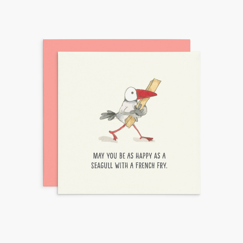 K322 - Happy As A Seagull - Twigseeds All Occasions Card