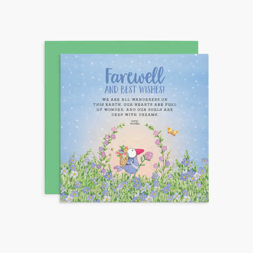 K347 - Farewell And Best Wishes! - Twigseeds Farewell Card