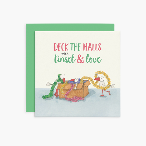 K351 - Deck The Halls - Twigseeds Christmas Card
