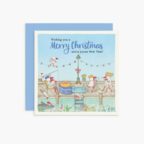 K352 - Wishing You A Merry Christmas - Twigseeds Christmas Card