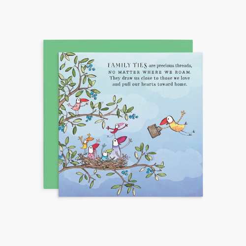 K039 - Family Ties - Twigseeds Greeting Card
