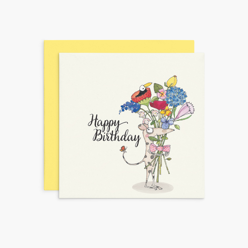 K047 - Bunch of flowers - Twigseeds Birthday Card