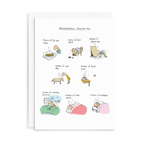 L004 - Aromatherapies – Tried And True. - Leunig Greeting Card