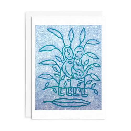 L009 - Family Portrait. - Leunig Greeting Card