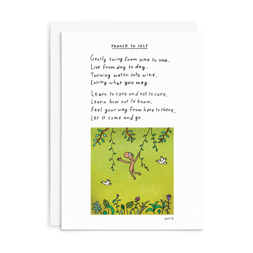 L016 - Prayer to Self. - Leunig Greeting Card