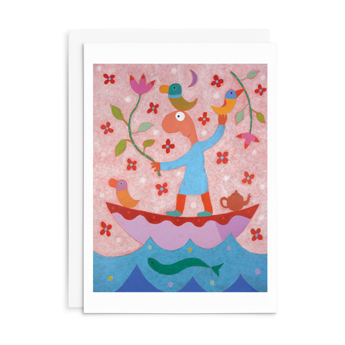 L019 - Pilgrim. - Leunig Greeting Card
