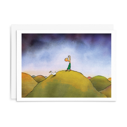 L039 - Wandering. - Leunig Greeting Card
