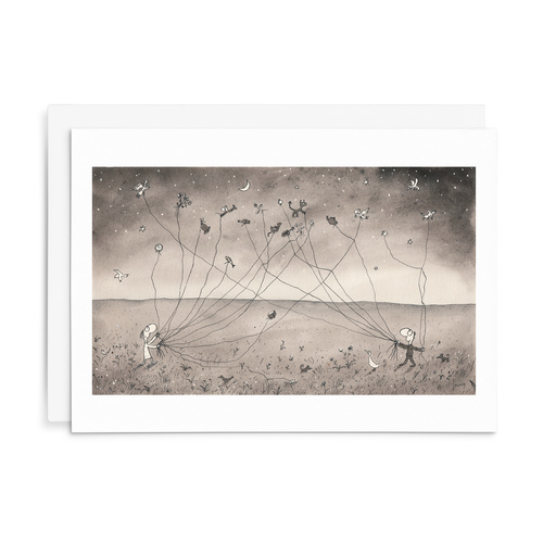 L051 - Courting Couple. - Leunig Greeting Card