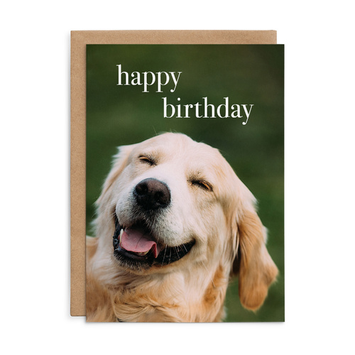 M170 - Happy Birthday. - Dog Birthday Card