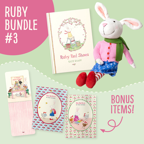 Ruby Red Shoes Doll & Ruby Red Shoes Book Bundle