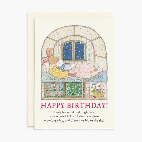 RGC018 -  Happy Birthday - Ruby Red Shoes Greeting Card