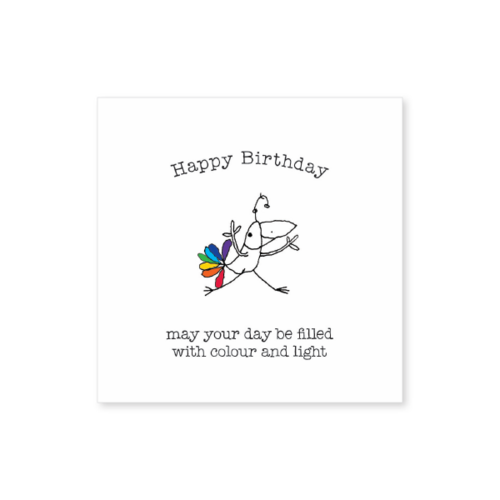 T09 - Colour and Light  - Twigseeds Mini Birthday Card