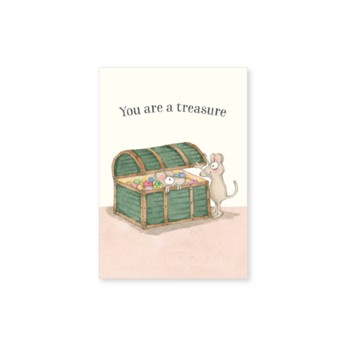 T347 - You Are A Treasure - Twigseeds Mini Love Card