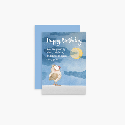 T368 - Happy Birthday - Twigseeds Mini Birthday Card 